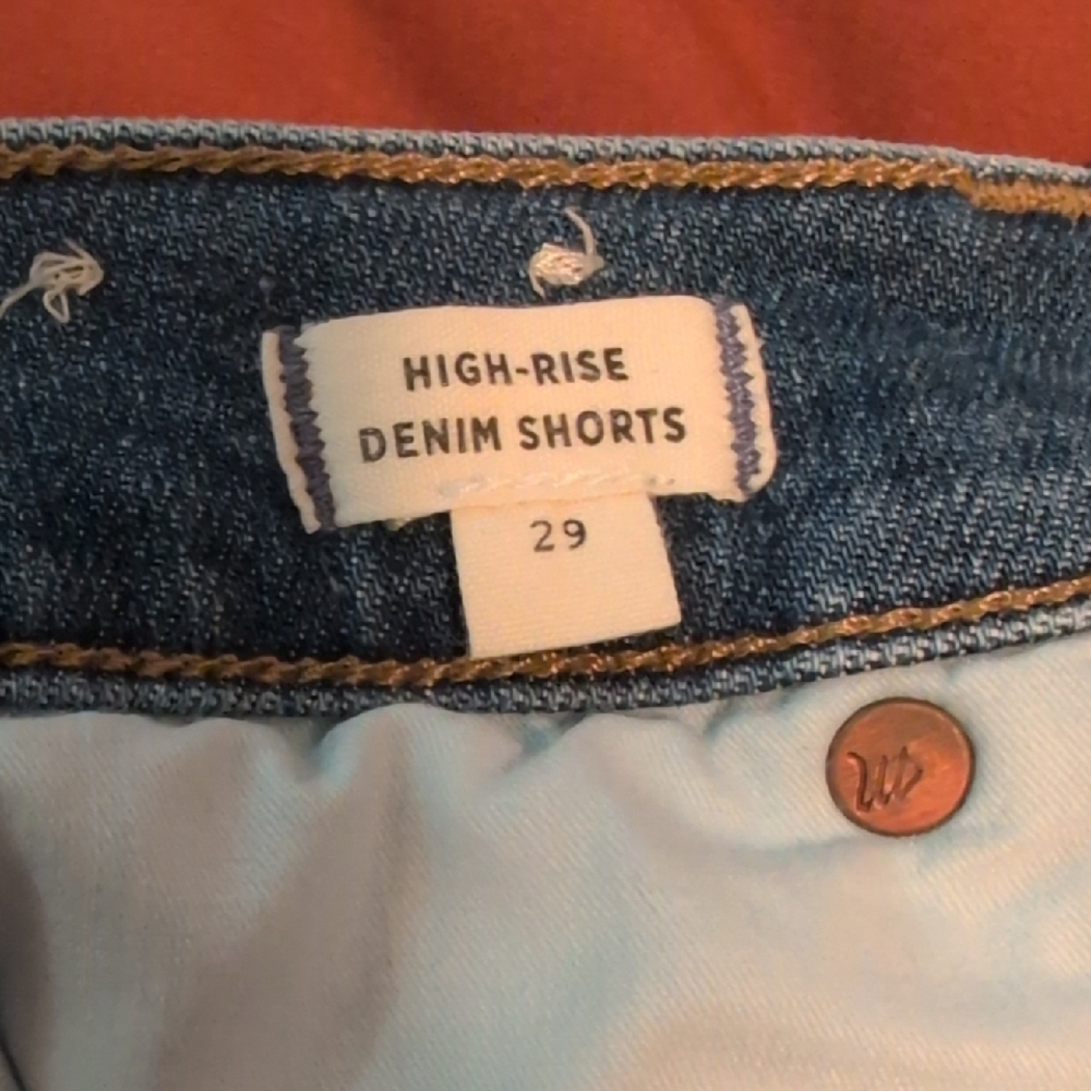 Madewell Blue Jean Shorts - Picture 3 of 4